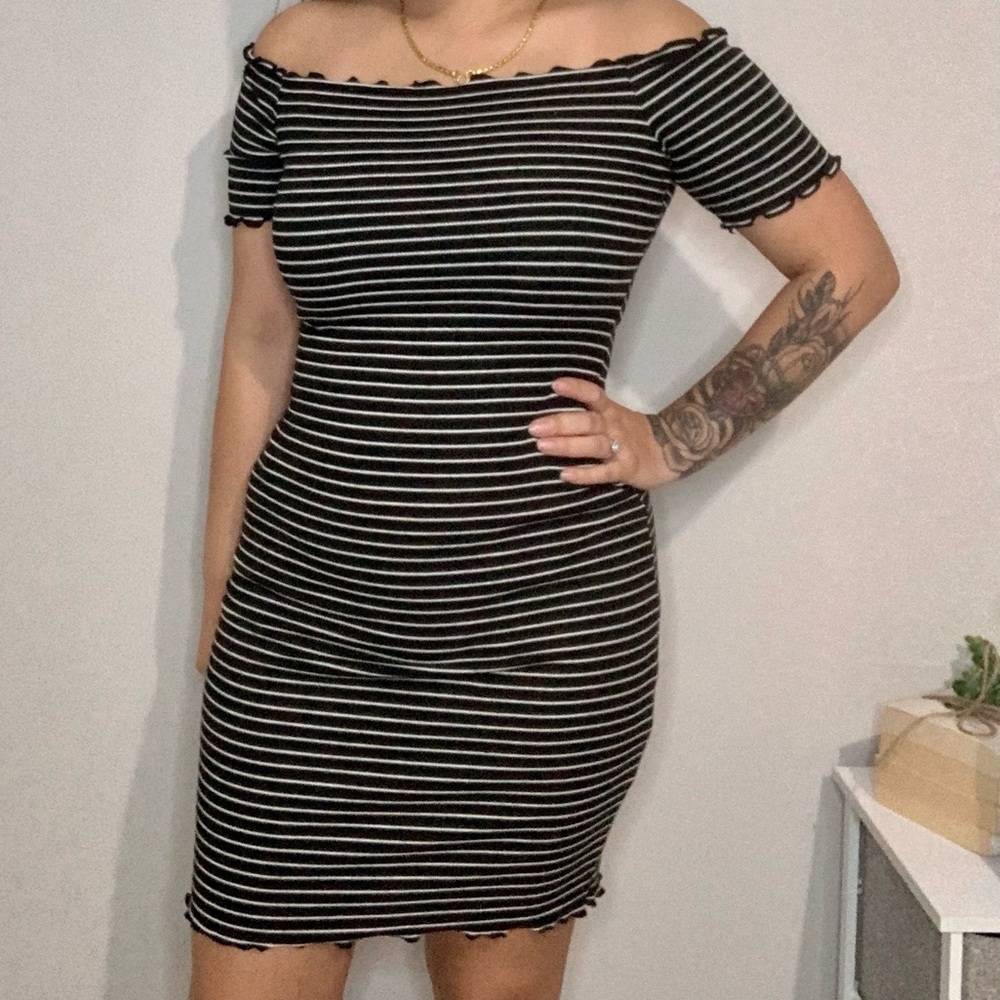 Off the shoulder dress